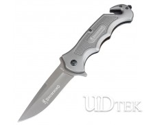 Browning F140 Quick Opening Folding Knife Gray Titanium UD2105476