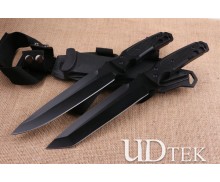 OEM Thickened aluminum handle material fixed blade knife UD404812
