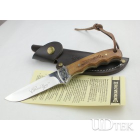 OEM Browning Shadow Wood Hunting Knife Survival Knife for Outdoor UDTEK00249