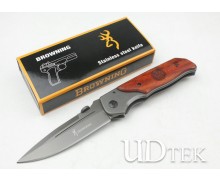 OEM Browning DA30 Fighting Knife Tactical Knife with Wood Handle UDTEK00250
