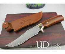 High Quality OEM Mantis M2 Collection Knife Damascus Steel Knife UDTEK01208