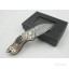 High Quality OEM Damascus Steel Keychain Pocket Knife Gift Knives with Brass + Bone Handle UDTEK01209 