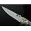 Ox Horn Version OEM Damascus Steel Folding Knife Collection Knife  UDTEK01302