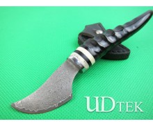 Damascus Small antelope incense knife UDTEK01924
