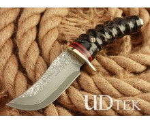 Collection family Damascus straight knife UD40923