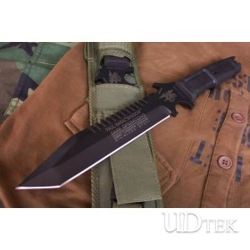 OEM AMERICAN DOPS BLACK HAWK FIXED BLADE KNIFE RESCUE KNIFE CAMPING KNIFE UDTEK00705
