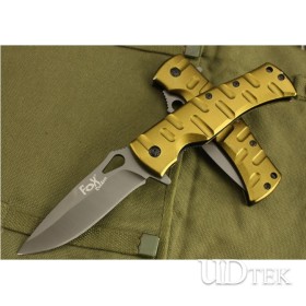 GREEN VERSION OEM Fox DA12 FOLDING BLADE KNIFE UDTEK00423