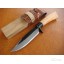 WHITE VERSION OEM KANETSUNE GUARDIAN FIXED BLADE WOOD HANDLE KNIFE UDTEK00597