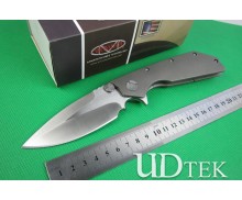 Microtech DOC（touch to death）D2 blade Titanium handle folding knife UD401947 