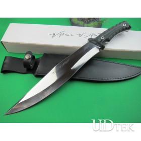 Super mirror folding knife with hand signed UDTEK01931