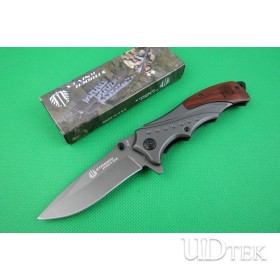 Strider B46 quick-open folding knife grey Titanium UD401822