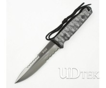 UNITED US ARMY SEALS AGAINST KNIFE POLICE KNIFE HAND TOOLS WITH G10 SHEATH UDTEK00407