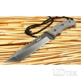   ​TIGER TOOTH TACTICAL KNIFE FIXED BLADE KNIFE HAND TOOLS CAMPING ACCESSORY UDTEK00410