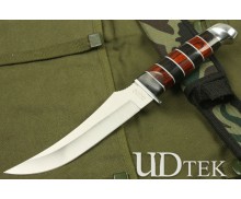 OEM THUMB HUNTING KNIFE WITH DISRUPTIVE PATTERN SHEATH UDTEK00392