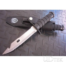 HIGH QUALITY PARTIALLY SERRATED BLADE POLICE KNIFE & SURVIVAL KNIFE UDTEK00405