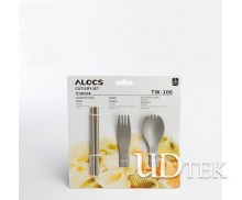 Alcos outdoor camping tableware chopsticks fork spoon UD16087