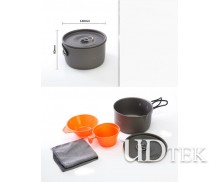 Alcos outdoor camping 1-2 people 5PCS camping pot UD16104
