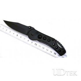 Black Aluminum folding knife UD17008