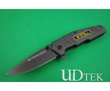ChuangMing 348 quick open folding knife (grey Titanium) UD401848