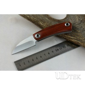Rosewood handle small razor folding pocket knife UD402126