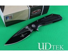 Microtech DOC touch to death black G10 folding knife UD402159