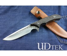 Fox Straight knife with ebony handle UD402226