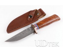 Damascus jehad 1 Paorosa handle collection knife UD402295 