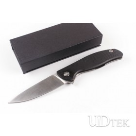 Bear Head II Titanium handle folding knife（G10) UD402304