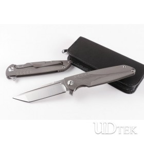  2015 Strider Awards knife Typhoon folding knife grey Titanium T sharp knife UD402313