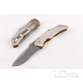 Browning Titanium golden Seiko folding knife UD402349