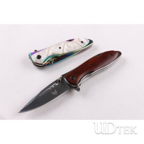 Benchmade DA76 quick opening folding knife（wood handle）UD402356 
