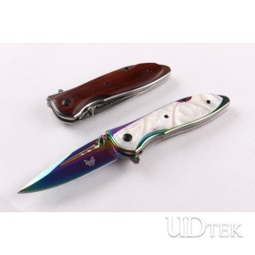 Benchmade DA76-1 quick opening folding knife（color Titanium）UD402357