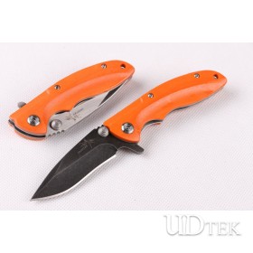 Shootey Mantis-Small Soldiers folding knife（steel blade and orange G10）UD403361