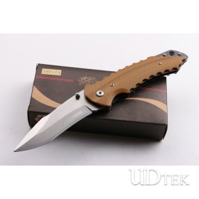 SR617A green handle folding knife UD403381