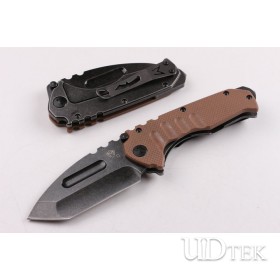 Medford Armored forces folding knife with brown G10 handle UD403432