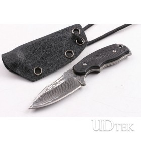 CRKT Portable Rope defence hunting knife with Damascus blade UD404415