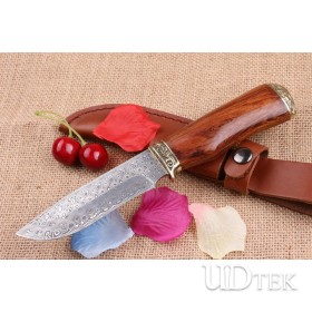 Extreme American Damascus PUMATEC handmade hunting knife (limited edition) UD404474