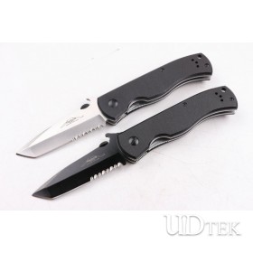 EMERSON Lone wolf T sharp half serrated blade folding knife UD404489