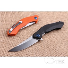 95 Bear head Steel lock  two colors fast opening folding knife UD404514