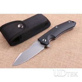 Poison wolf 9CR19MOV blade material folding knife with g10 handle UD404519