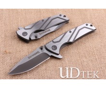 Browning steel handl spring assisted folding knife UD404702