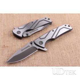 Browning steel handl spring assisted folding knife UD404702