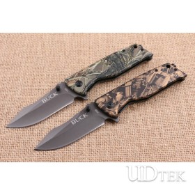 BUCKX58 fast opening camo handle two colors folding knife UD404710