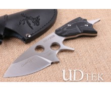 SAR Small yellow Bee sanding surface thorn fixed blade knife UD404836