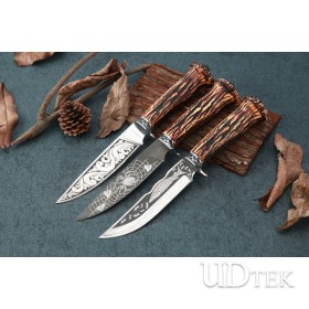 FB969 outdoor fixed blade knife with 3 differnet blades UD404852