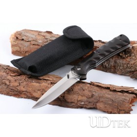 Ebony handle 3029A folding knife with 5CR15MOV stainless steel blade material UD404946