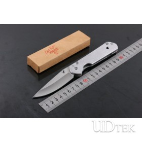Chris Reeve steel sand 5CR15MOV blade folding knife UD404983