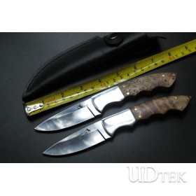 Flashlight small hunting knife shadow wood mirror small straight knife UD05083