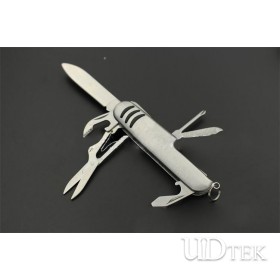 Steel 7 in 1 multifunctional stainless steel swiss army knife gift tool UD50102