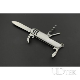 Steel 5 in 1  multifunctional stainless steel swiss army knife tool UD50106 